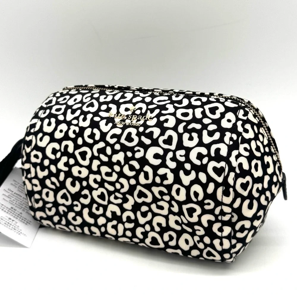 Kate Spade Chelsea Colorblock Medium Cosmetic Case Black Multi
